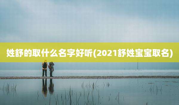 姓舒的取什么名字好听(2021舒姓宝宝取名)