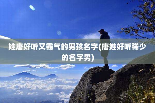 姓唐好听又霸气的男孩名字(唐姓好听稀少的名字男)