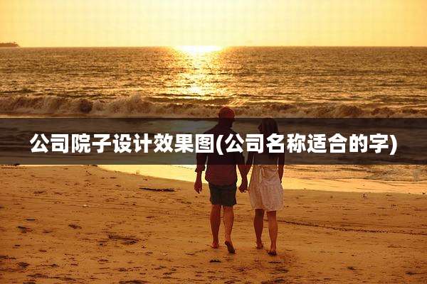 公司院子设计效果图(公司名称适合的字)