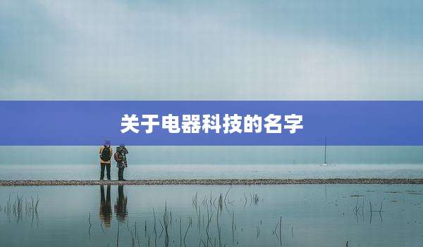 关于电器科技的名字