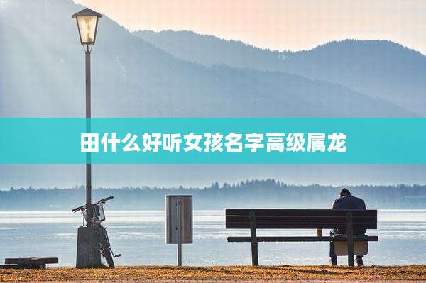 田什么好听女孩名字高级属龙