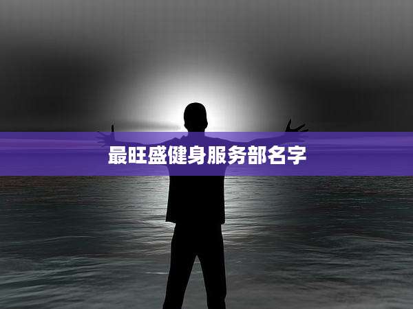 最旺盛健身服务部名字