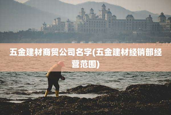 五金建材商贸公司名字(五金建材经销部经营范围)