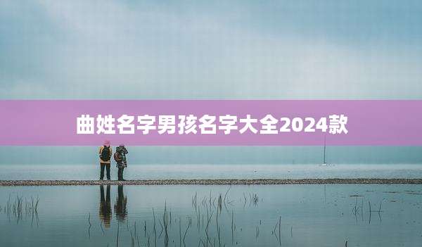 曲姓名字男孩名字大全2024款