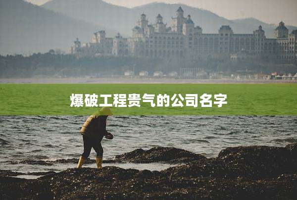爆破工程贵气的公司名字