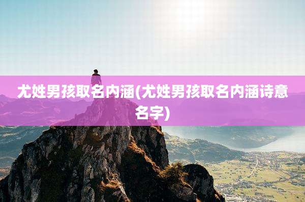 尤姓男孩取名内涵(尤姓男孩取名内涵诗意名字)