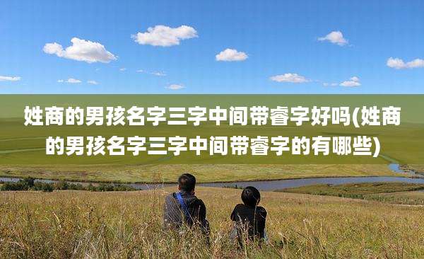 姓商的男孩名字三字中间带睿字好吗(姓商的男孩名字三字中间带睿字的有哪些)