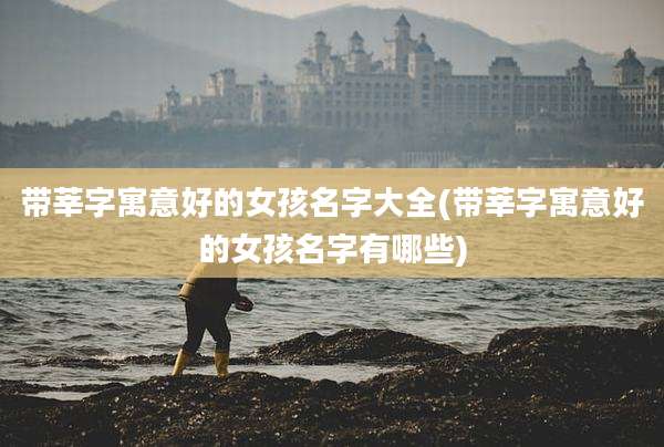 带莘字寓意好的女孩名字大全(带莘字寓意好的女孩名字有哪些)