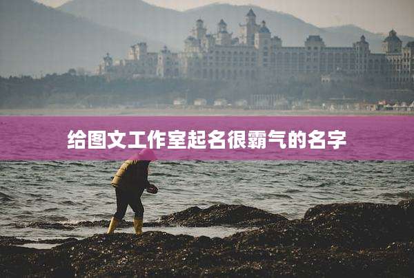 给图文工作室起名很霸气的名字