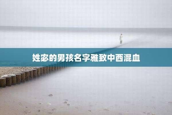 姓宓的男孩名字雅致中西混血