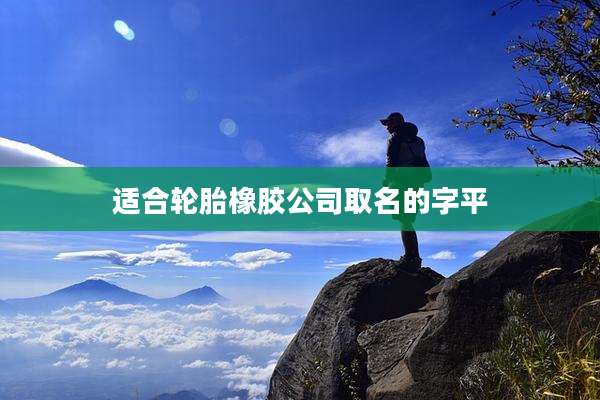 适合轮胎橡胶公司取名的字平