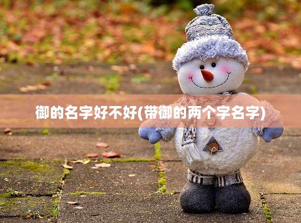 御的名字好不好(带御的两个字名字)