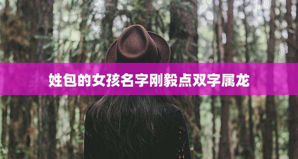 姓包的女孩名字刚毅点双字属龙