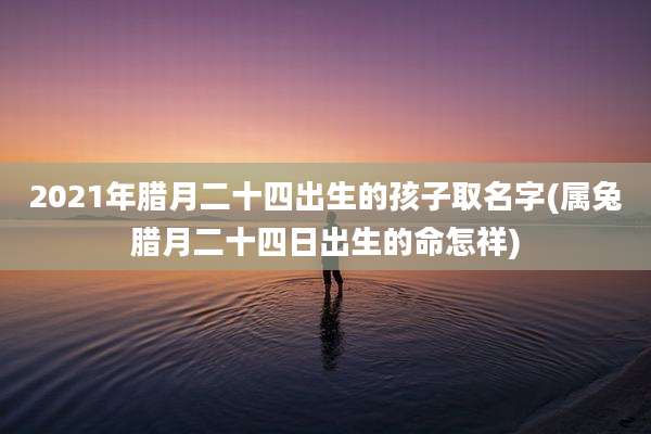 2021年腊月二十四出生的孩子取名字(属兔腊月二十四日出生的命怎祥)