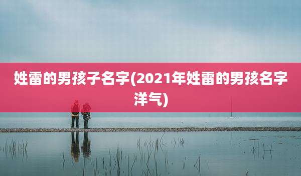 姓雷的男孩子名字(2021年姓雷的男孩名字洋气)