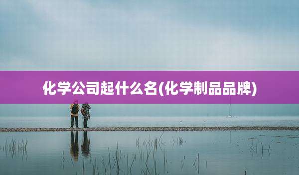 化学公司起什么名(化学制品品牌)
