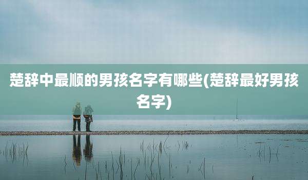楚辞中最顺的男孩名字有哪些(楚辞最好男孩名字)