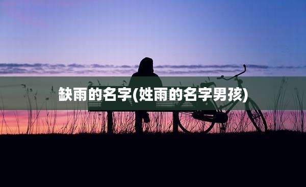 缺雨的名字(姓雨的名字男孩)
