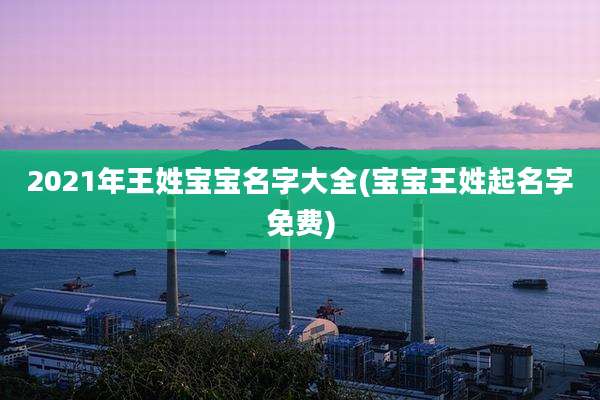 2021年王姓宝宝名字大全(宝宝王姓起名字免费)