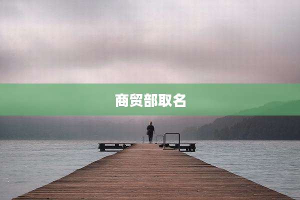 商贸部取名