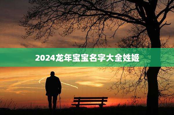 2024龙年宝宝名字大全姓姬