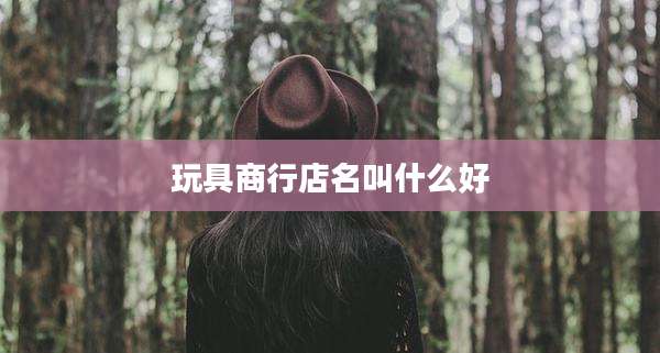 玩具商行店名叫什么好