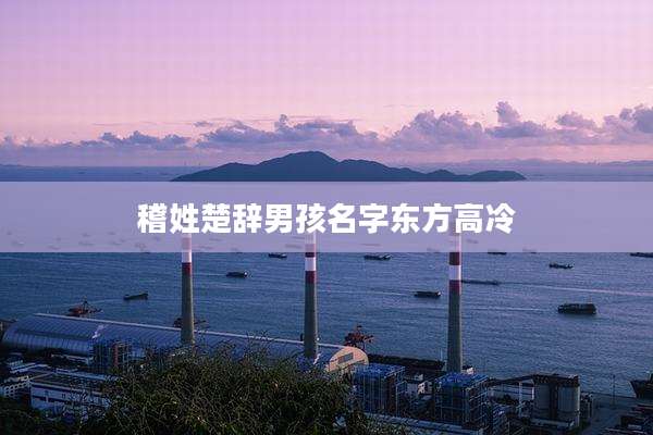 稽姓楚辞男孩名字东方高冷