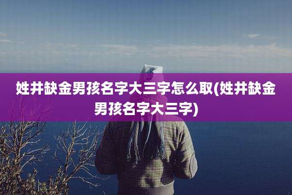 姓井缺金男孩名字大三字怎么取(姓井缺金男孩名字大三字)