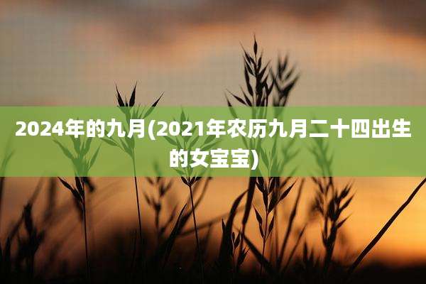 2024年的九月(2021年农历九月二十四出生的女宝宝)