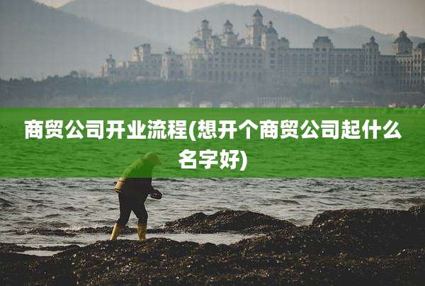 商贸公司开业流程(想开个商贸公司起什么名字好)