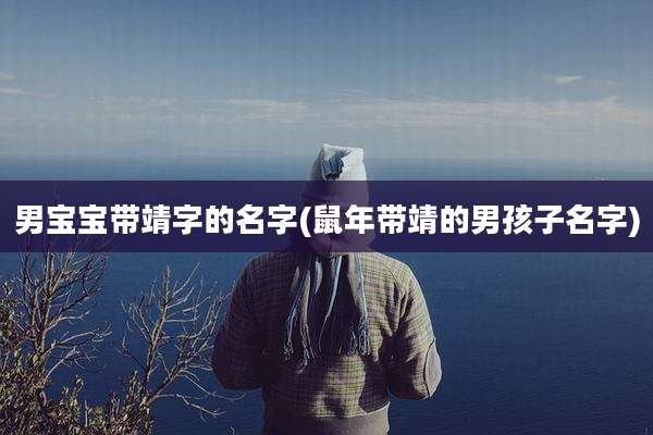 男宝宝带靖字的名字(鼠年带靖的男孩子名字)