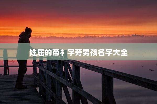 姓屈的带衤字旁男孩名字大全