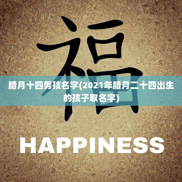 腊月十四男孩名字(2021年腊月二十四出生的孩子取名字)