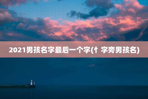 2021男孩名字最后一个字(忄字旁男孩名)