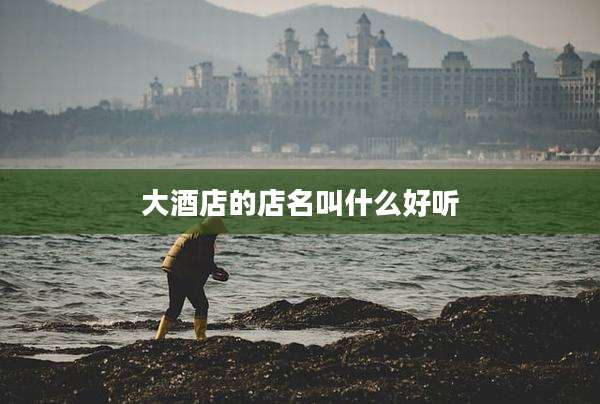 大酒店的店名叫什么好听