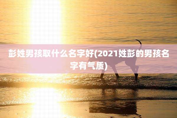 彭姓男孩取什么名字好(2021姓彭的男孩名字有气质)