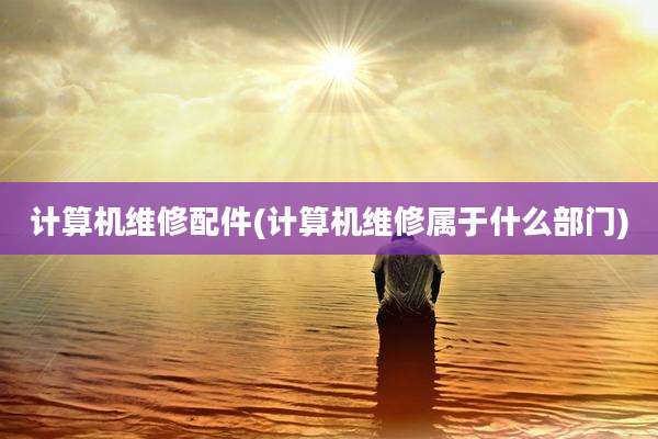 计算机维修配件(计算机维修属于什么部门)