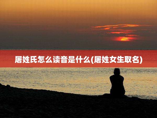 屠姓氏怎么读音是什么(屠姓女生取名)
