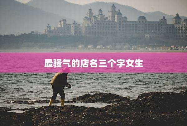 最骚气的店名三个字女生