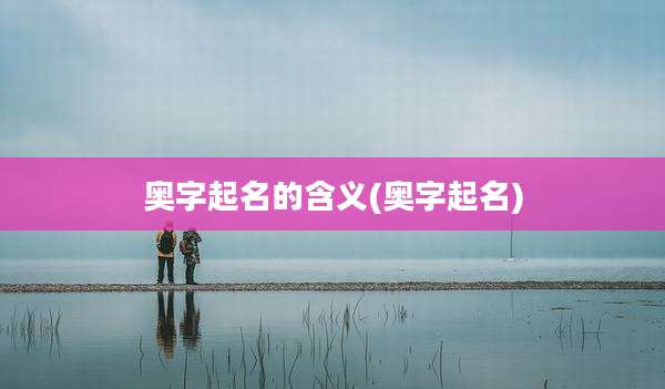 奥字起名的含义(奥字起名)