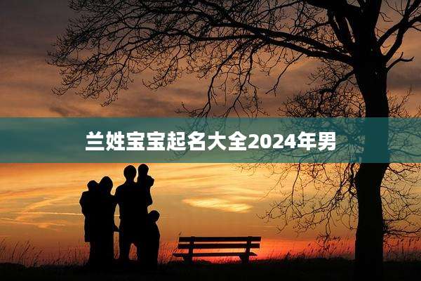 兰姓宝宝起名大全2024年男