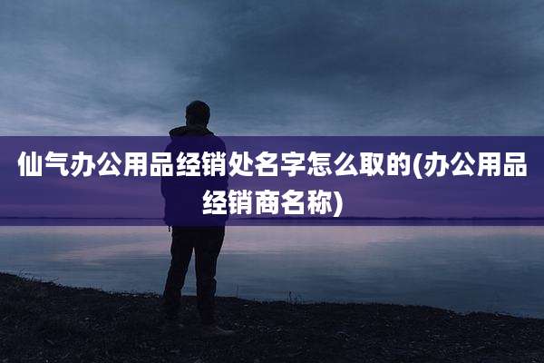 仙气办公用品经销处名字怎么取的(办公用品经销商名称)