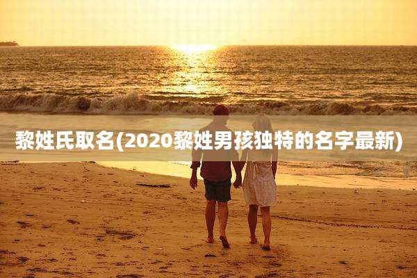 黎姓氏取名(2020黎姓男孩独特的名字最新)