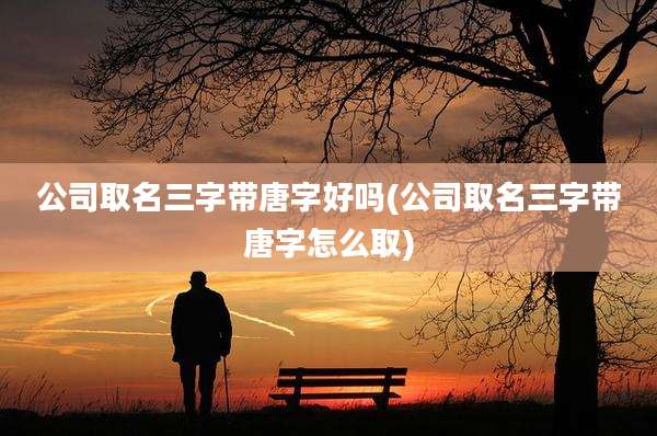 公司取名三字带唐字好吗(公司取名三字带唐字怎么取)