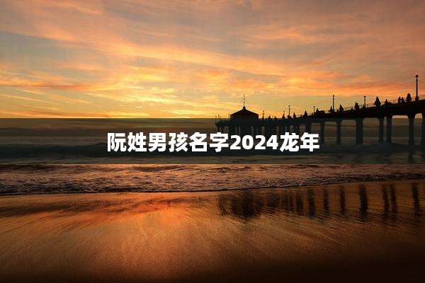 阮姓男孩名字2024龙年