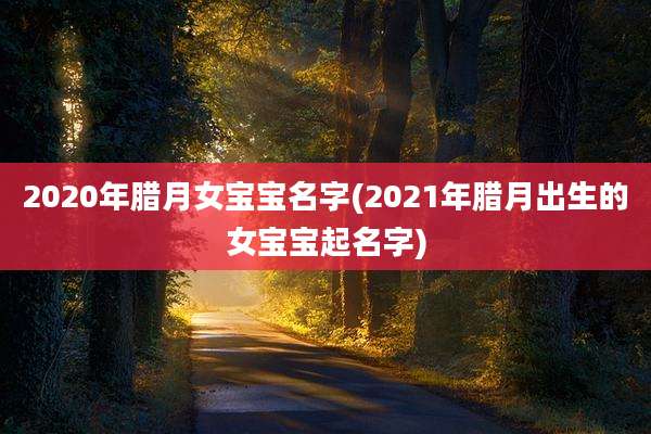 2020年腊月女宝宝名字(2021年腊月出生的女宝宝起名字)