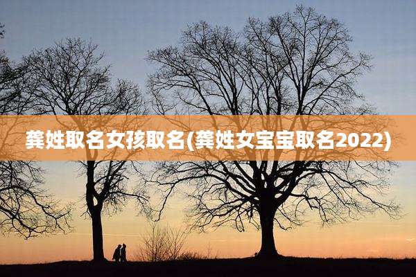 龚姓取名女孩取名(龚姓女宝宝取名2022)