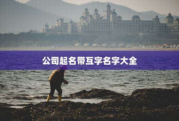 公司起名带互字名字大全