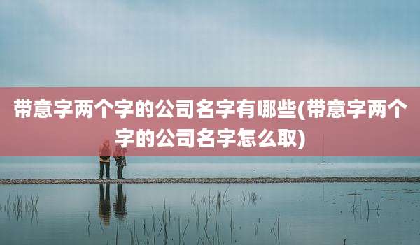 带意字两个字的公司名字有哪些(带意字两个字的公司名字怎么取)