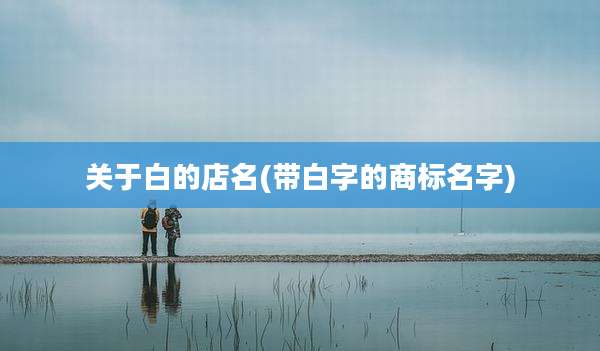 关于白的店名(带白字的商标名字)